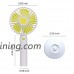 Mini Handheld Fan  Portable Electric Fan with USB Rechargeable Battery  3 Modes of Wind Speed Can Be Switched  Personal Desktop Fan with Base  Cooling Electric Fan for Outdoor  Home or Office - B07BSBB1JT
